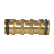 Faithfull Brass 2-Way Hose Coupling 12.5mm (1/2in)