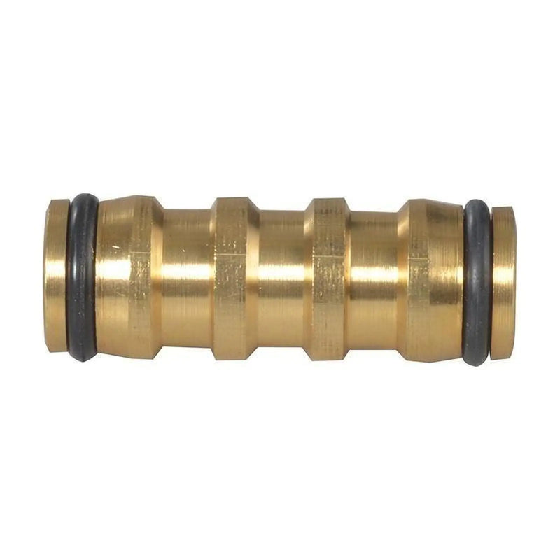 Faithfull Brass 2-Way Hose Coupling 12.5mm (1/2in)