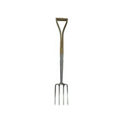 Faithfull Prestige Stainless Steel Border Fork Ash Handle