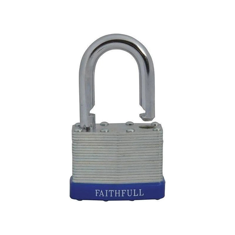 Faithfull Laminated Steel Padlock 50mm 3 Keys