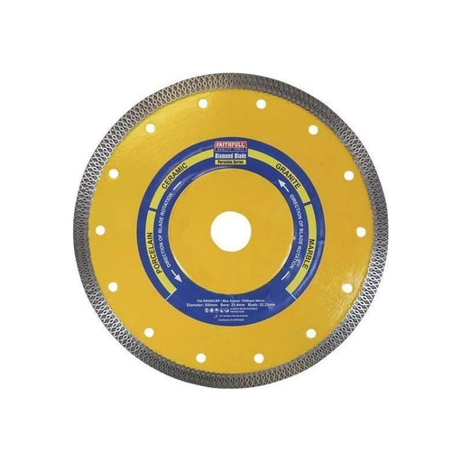 Faithfull Porcelain Diamond Blade 200 x 25.4mm