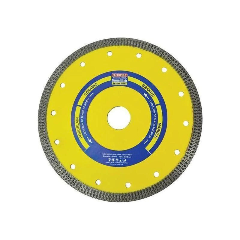 Faithfull Porcelain Diamond Blade 180 x 25.4mm