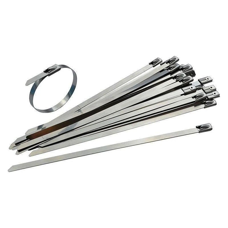 Faithfull Stainless Steel Cable Ties 7.9 x 680mm (Pack 50)