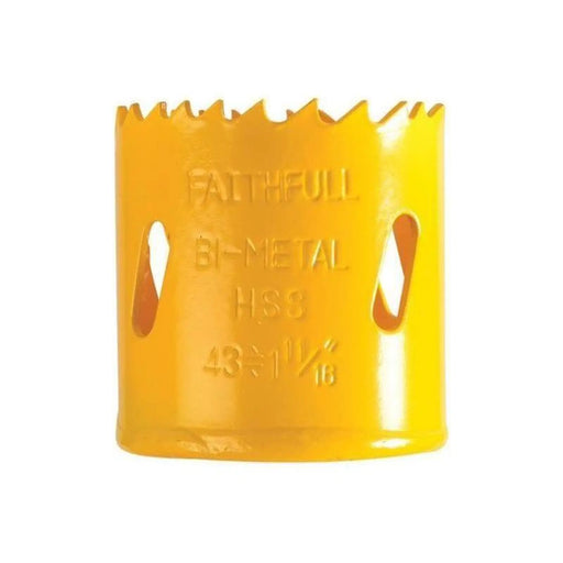 Faithfull Bi-Metal Cobalt Holesaw 43mm