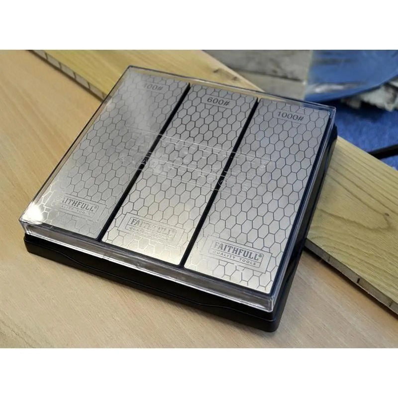 Faithfull Diamond Whetstone Kit, 3 Piece