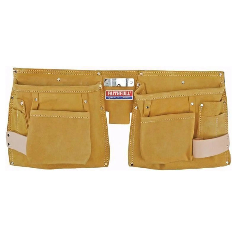 Faithfull Double Tool & Nail Pouch