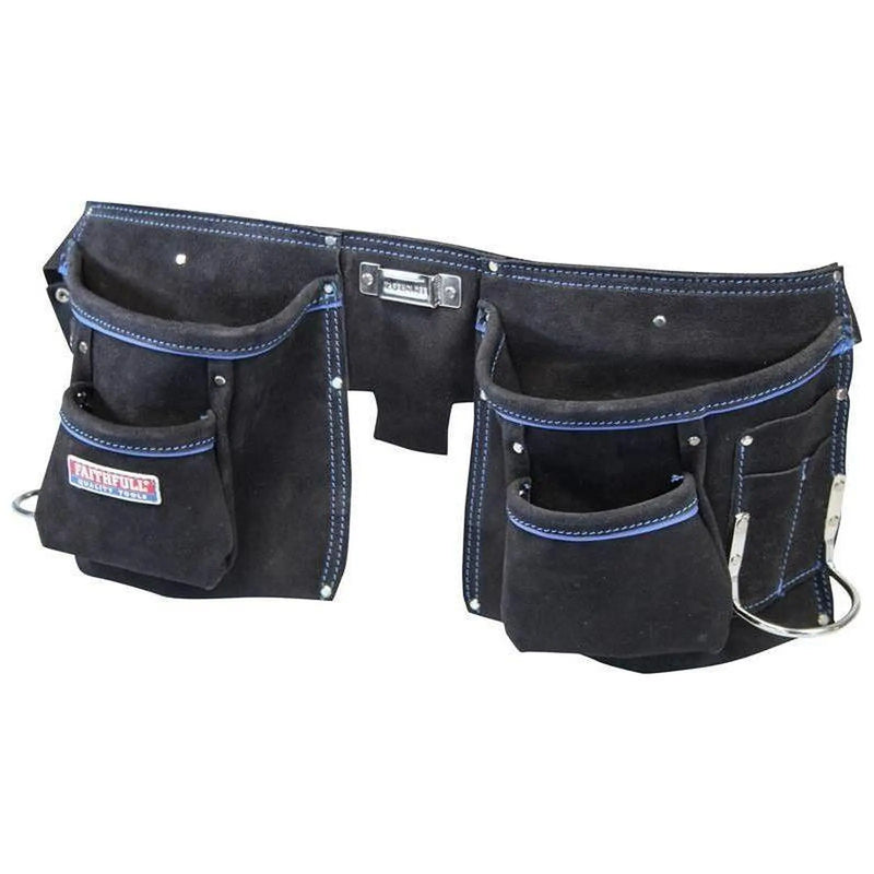 Faithfull Double Tool & Nail Pouch