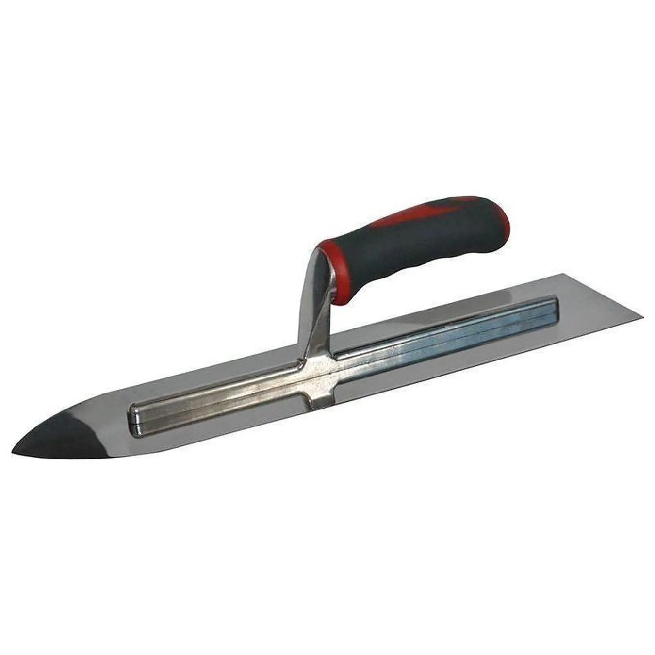 Faithfull Flooring Trowel Stainless Steel Soft Grip Handle 16 x 4in