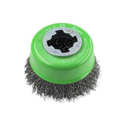 Faithfull X-LOCK Wire Cup Brush 75mm M14x2, 0.30mm Stainless Steel Wire