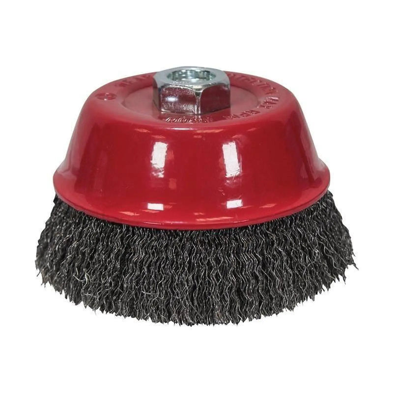Faithfull Wire Cup Brush 100mm M14x2, 0.30mm Steel Wire
