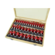Faithfull 1/2in TCT Router Bit Set, 35 Piece