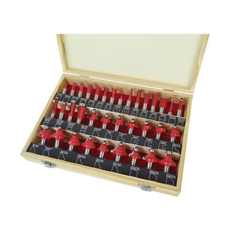 Faithfull 1/2in TCT Router Bit Set, 35 Piece