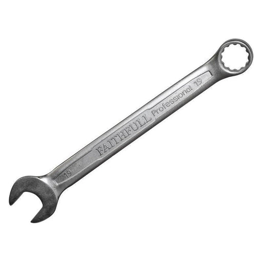 Faithfull Combination Spanner CV Satin Finish 19mm