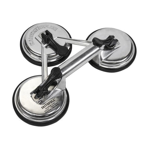Faithfull Triple Pad Aluminium Pro Suction Lifter