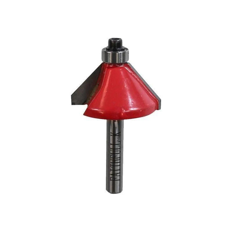 Faithfull Router Bit TCT 45° Chamfer 1/4in Shank