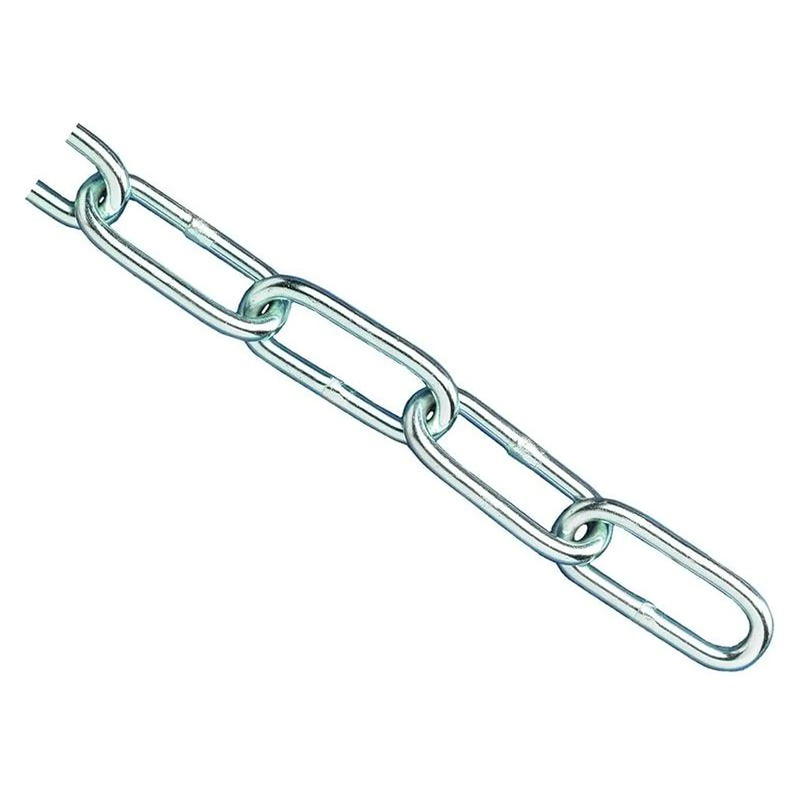 Faithfull Zinc Plated Chain 3mm x 2.5m - Max. Load 80kg