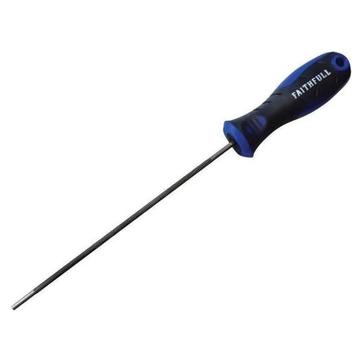 Faithfull Handled Chainsaw File 200mm x 4mm (5/32in)