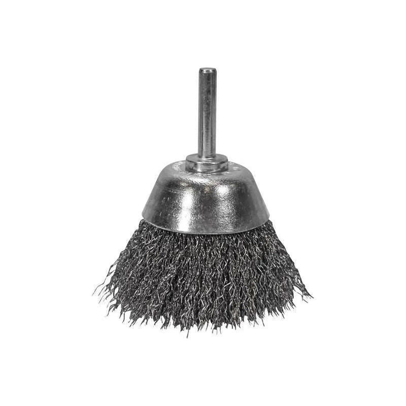 Faithfull Wire Brush Shaft Mounted 70mm x 25mm, 0.30mm Wire