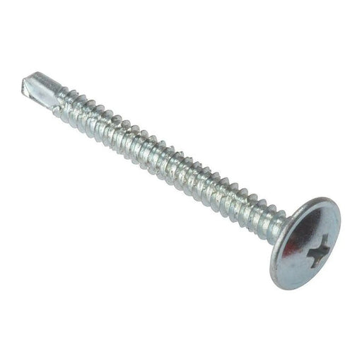 Forgefix Baypole Self-Drill Screw Phillips Wafer Head ZP 4.8 x 60mm Box 100