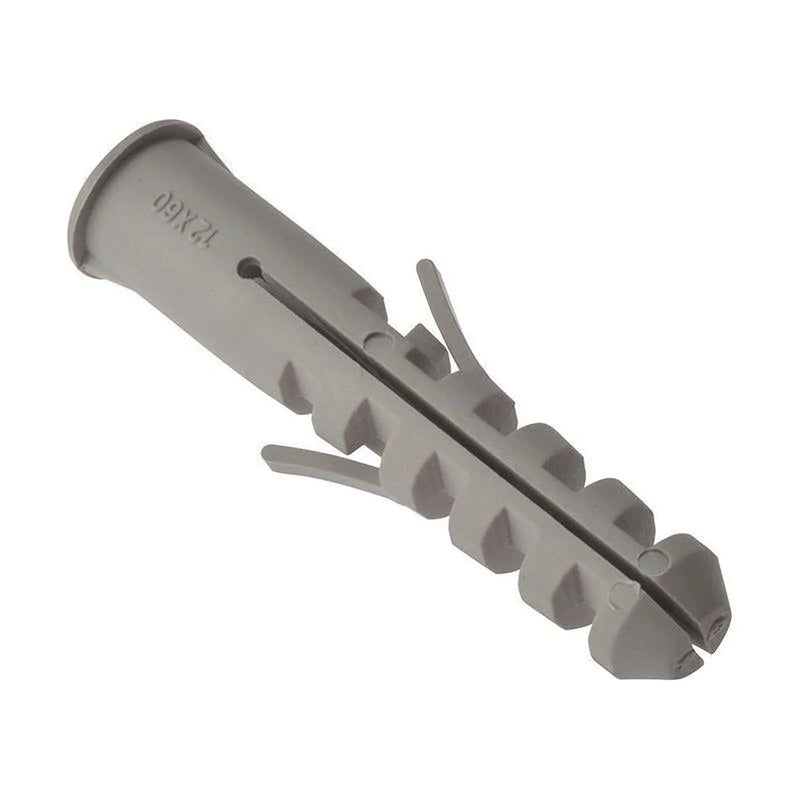 Forgefix Nylon Wall Plug Rimmed M12 x 60mm Bag 25