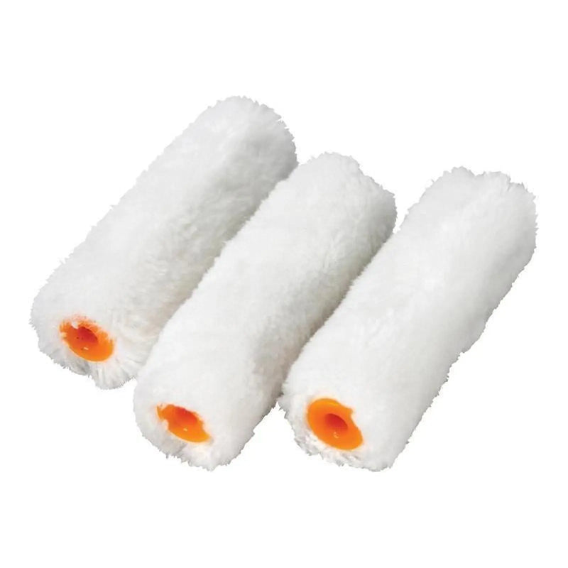 Faithfull Medium Pile Mini Roller Refills 100mm (4in) Pack of 10