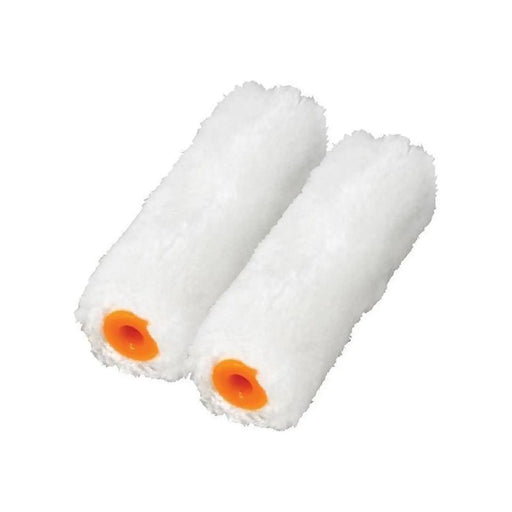 Faithfull Medium Pile Mini Roller Refills 100mm (4in) Pack of 2