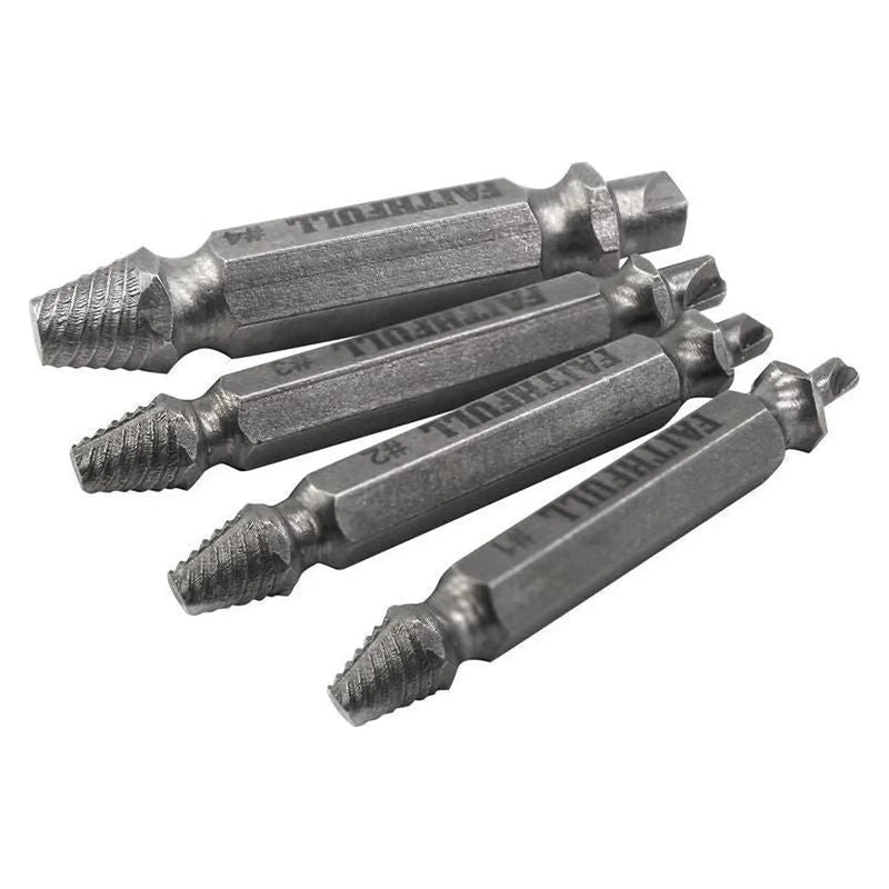 Faithfull Screw Extractor Set, 4 Piece