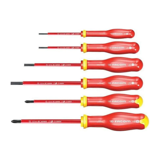 Facom Protwist® VDE Screwdriver Set, 6 Piece