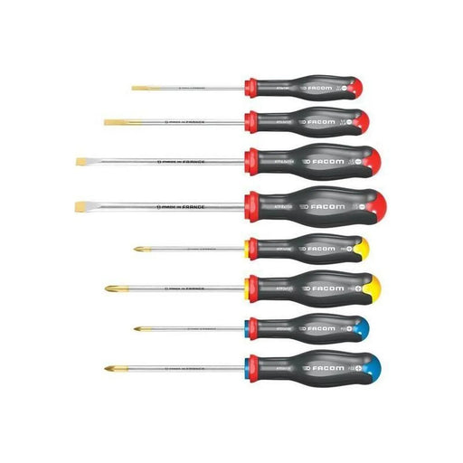 Facom Protwist® Screwdriver Set, 8 Piece