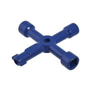 Faithfull 4-Way Services Utility Meter Key