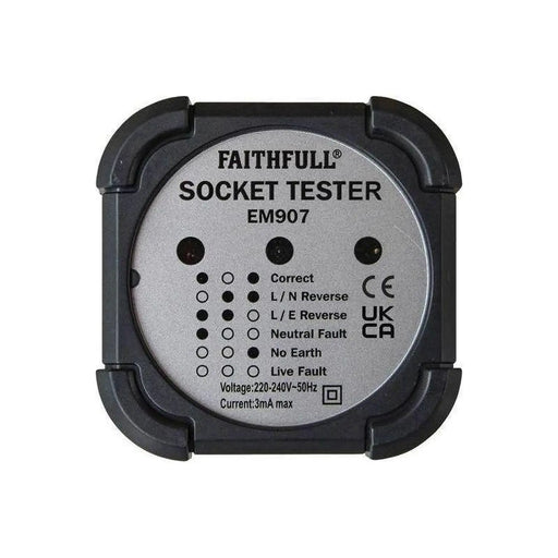 Faithfull Socket Polarity Tester
