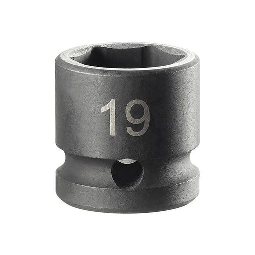 Facom 6-Point Stubby Impact Socket 1/2in Drive 19mm