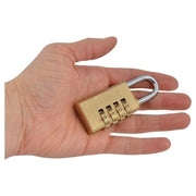 Faithfull Brass Combination Padlock 28mm