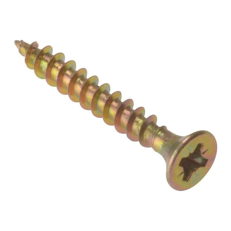 Forgefix Multi-Purpose Pozi Compatible Screw CSK ST ZYP 3.5 x 13mm Box 200