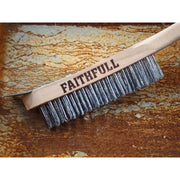 Faithfull Heavy-Duty Scratch Brush with Scraper - 4 Row