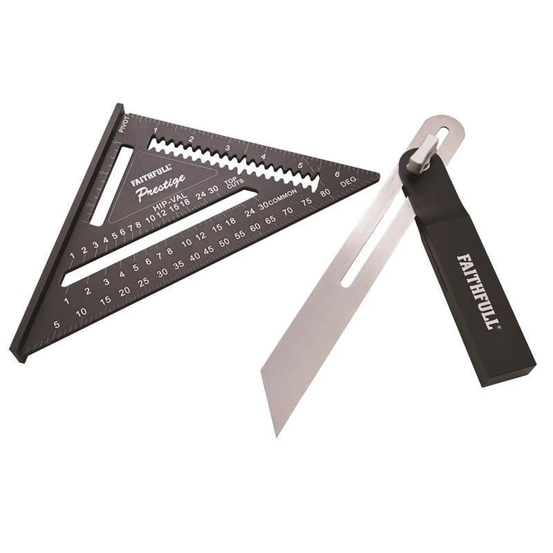 Faithfull CNC Sliding Bevel & Quick Square Set