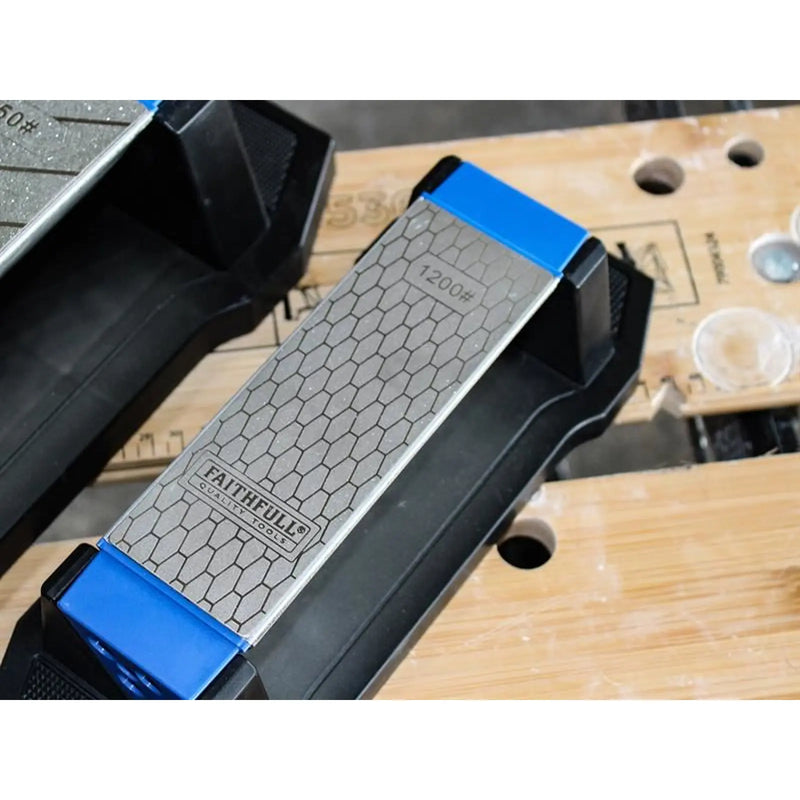 Faithfull Diamond Sharpening Tri-Stone 400, 1000 & 1200G