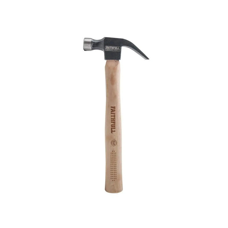 Faithfull FSC Hickory Claw Hammer 454g (16oz)