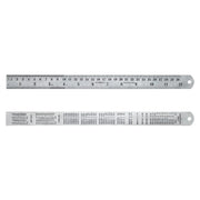 Faithfull Steel Rule 300mm / 12in x 25mm