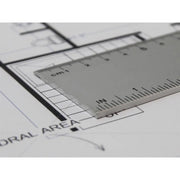 Faithfull Aluminium Flat Rule 1m/39in