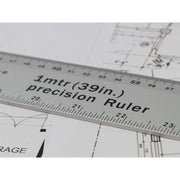 Faithfull Aluminium Flat Rule 1m/39in