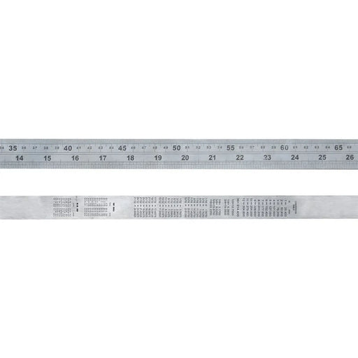 Faithfull Steel Rule 1m / 39in x 30mm