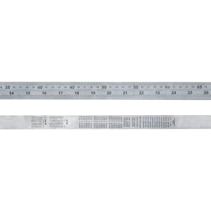 Faithfull Steel Rule 1m / 39in x 30mm