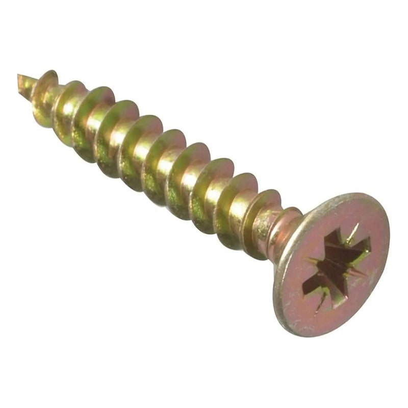 Forgefix Multi-Purpose Pozi Compatible Screw CSK ST ZYP 5.0 x 25mm Box 200