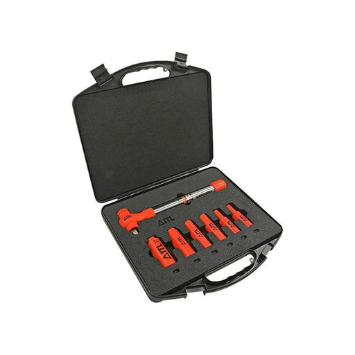 Itl Insulated Insulated 1/2in Drive Imperial Torque Wrench Kit, 7 Piece