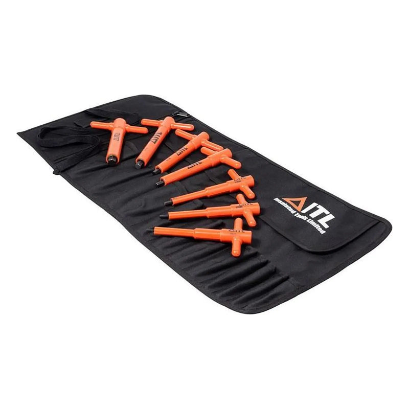 Itl Insulated Insulated T-Handle Hex Key Set, 6 Piece
