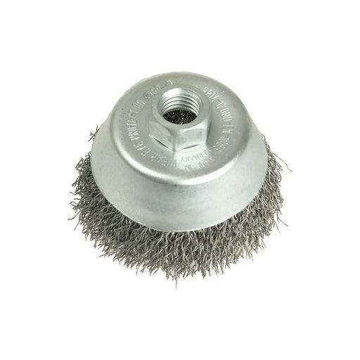Lessmann Cup Brush 80mm M14, 0.35 Steel Wire