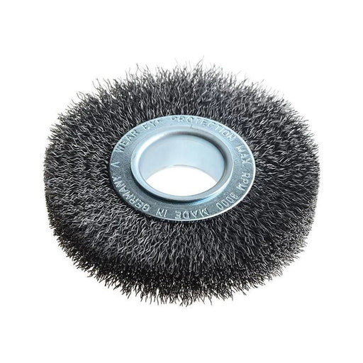 Lessmann Wheel Brush D100mm x W20-22 x 30 Bore Steel Wire 0.30 + Adaptors Set 1