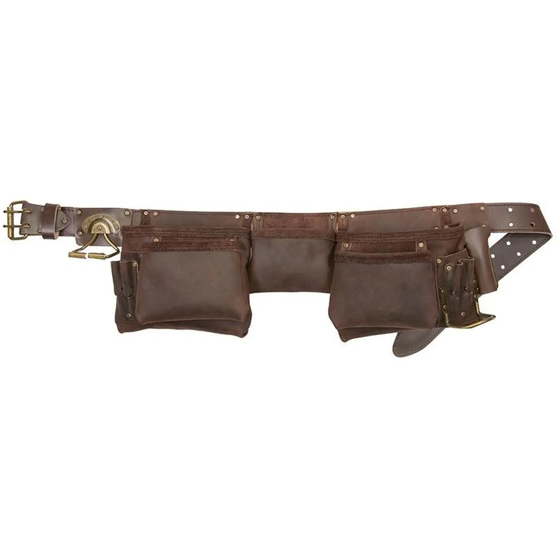 Kuny'S 19427 Oiled Leather Construction Apron 12 Pocket