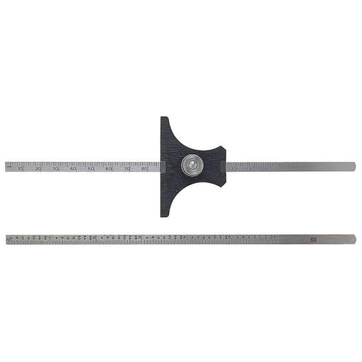 Moore & Wright Reversible Base Depth Gauge Metric/Imperial 0-6in